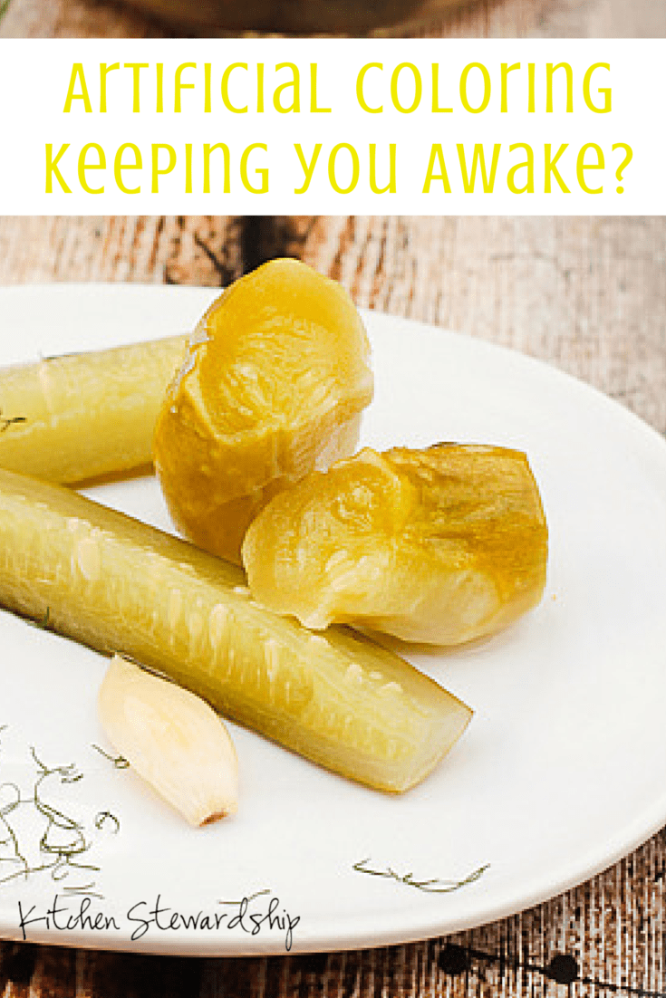 Artificial Coloring Keeping you Awake-