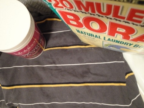 Testing Natural Solutions for Grease Stains on Clothing