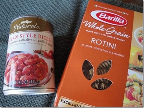 Real Food Donation: Sausage Spinach Pasta Toss