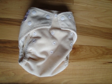 kawaii green baby pocket cloth diaper