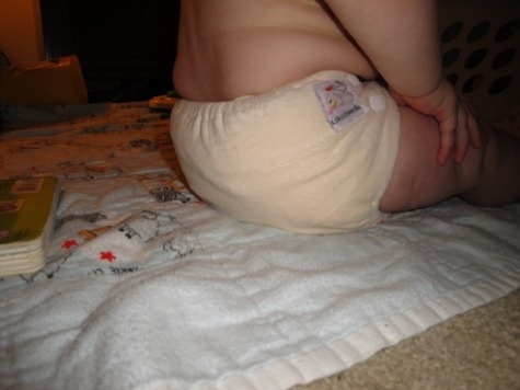 kawaii green baby pocket diaper