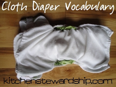 Cloth Diapering Vocabulary