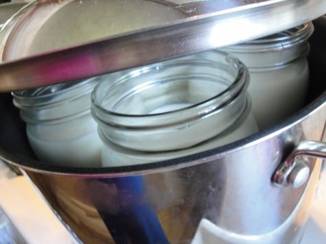 making homemade raw yogurt