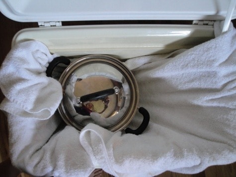 making homemade yogurt raw