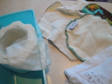 Wipes for cloth diapers