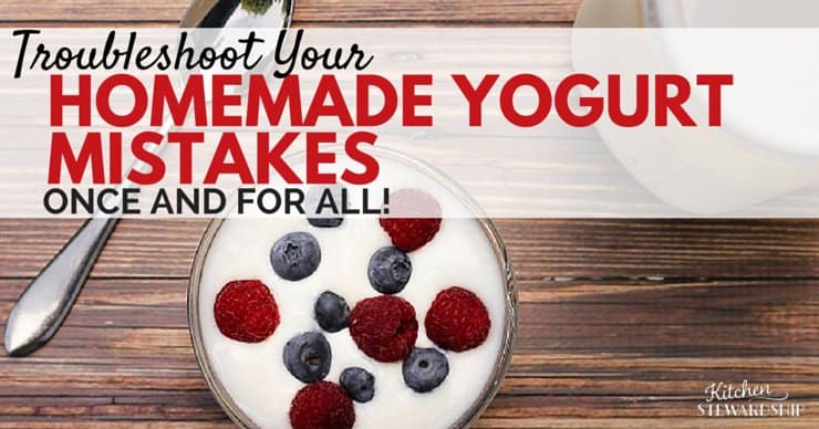 making homemade yogurt