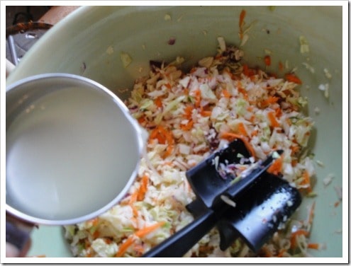 Making fermented kimchi - quick and easy