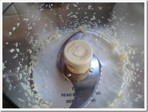 Making fermented kimchi - use a food processor 