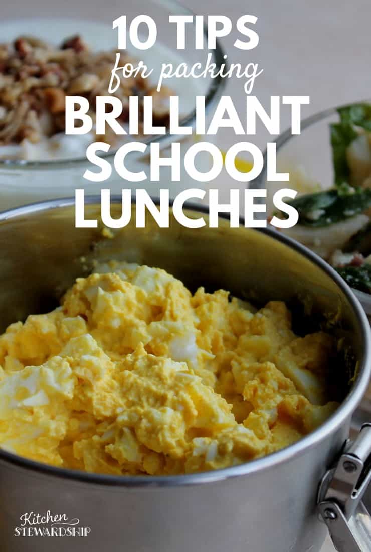 10 TIPS for packing brilliant school lunches