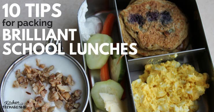 10 TIPS for packing brilliant school lunches