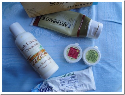 Read my review of several mainstream natural toothpastes and teeth cleaners