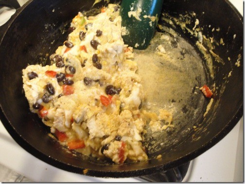 cast iron - cooking eggs