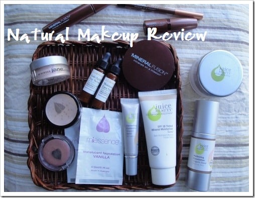 I review many top brands of natural makeup - which is your favorite? Non-toxic makeup that's free of chemicals that can wreak havoc in your body - brands like Mineral Fusion, Juice Beauty, Miessence, Physician's Formula, Marie Veronique, and Jane Cosmetics.