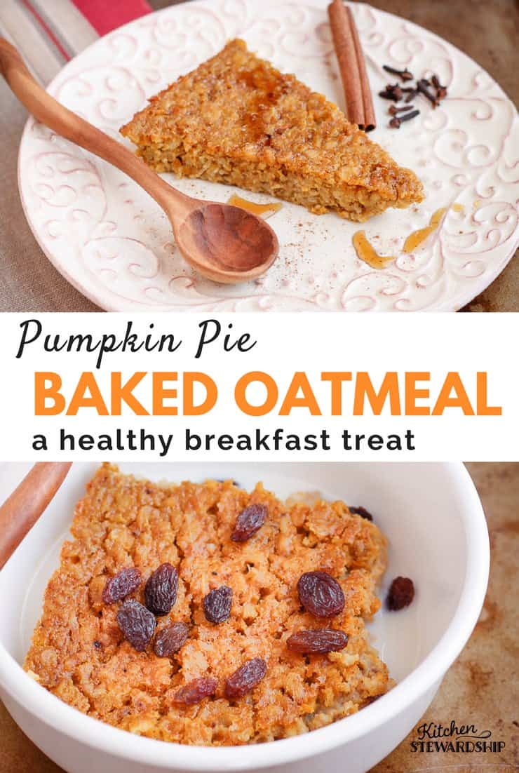 Pumpkin Baked Oatmeal