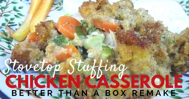 Stovetop Stuffing Chicken Casserole, Chicken and Stuffing bake without Soup