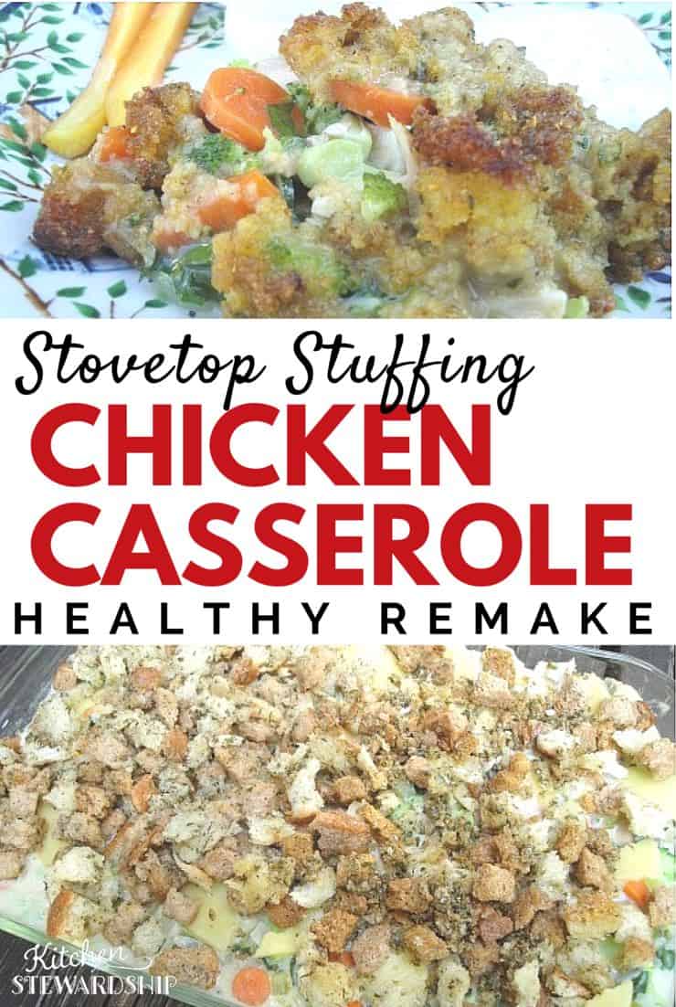 Stovetop Stuffing Chicken Casserole Recipe, No Soup Chicken Casserole