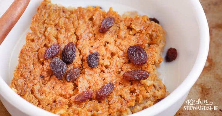 pumpkin baked oatmeal