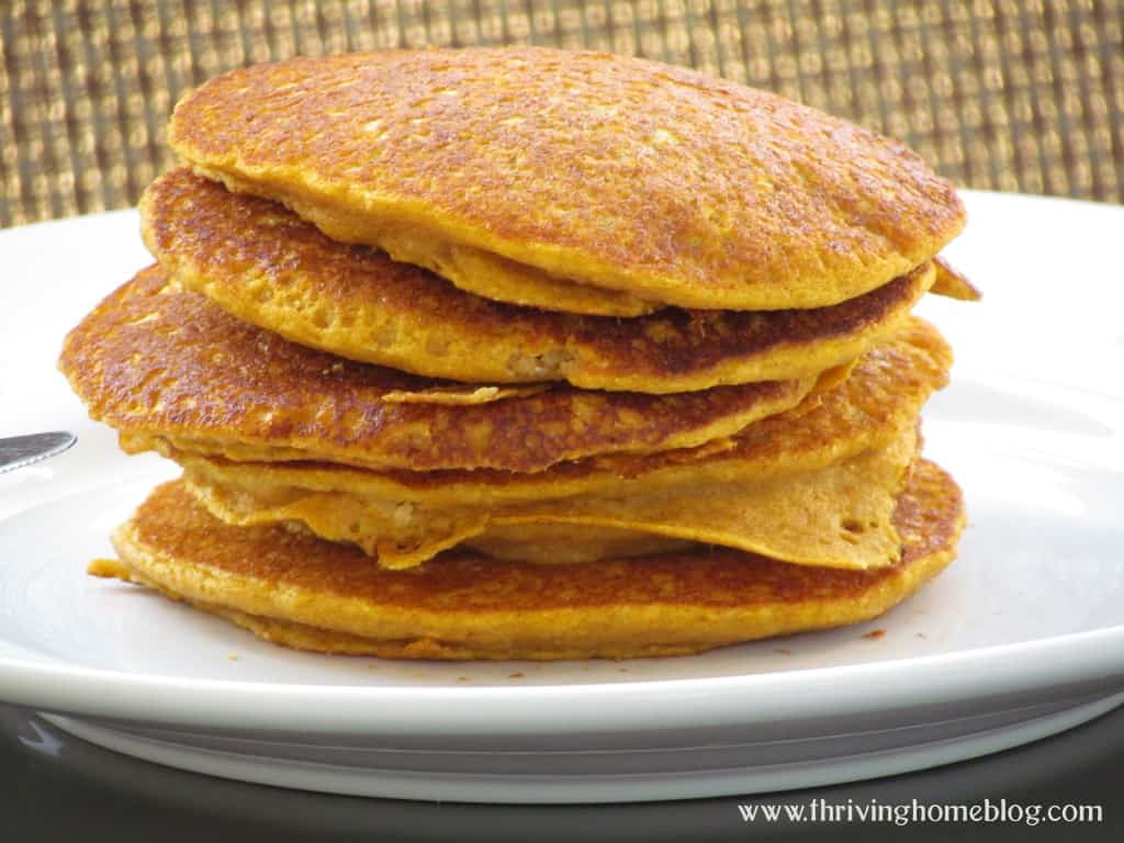Whole Wheat Pumpkin Pancakes