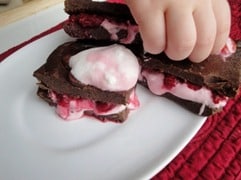 Valentine's Day Healthy Raspberry Brownies