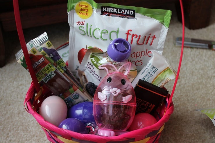 healthier options for Easter basket, no food coloring