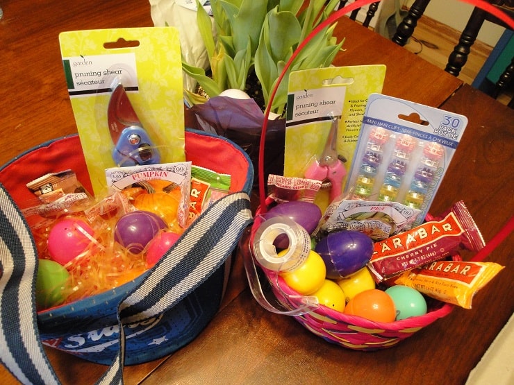 Creative Garden-themed Easter baskets