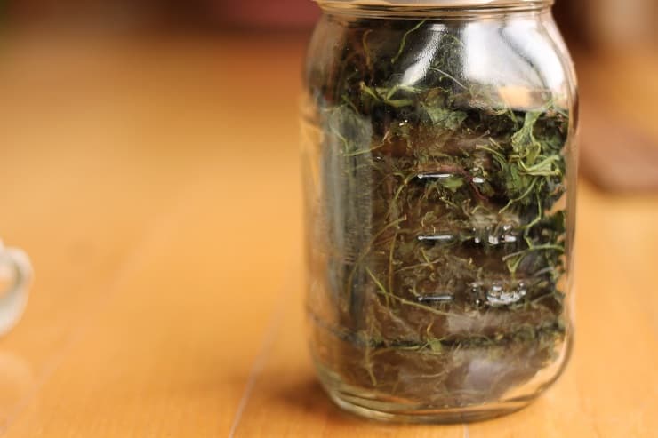 jar of dehydrated kale bag and a half from Costco fit in here