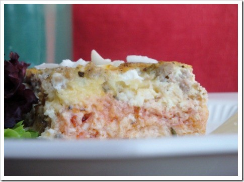 Pizza Crustless Quiche