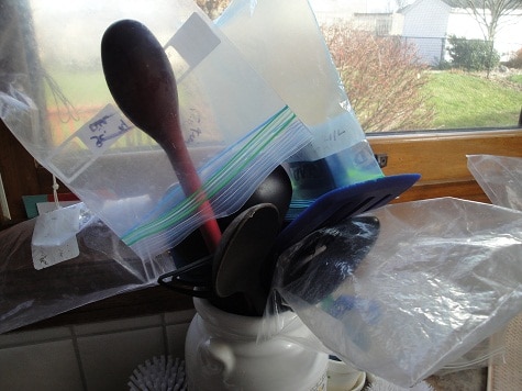 how to dry ziploc zippered bags