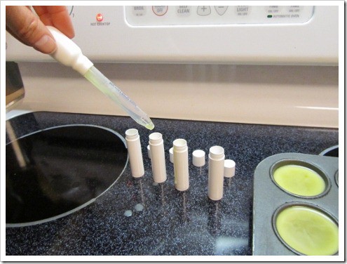 8 filling lip balms with homemade DIY lotion