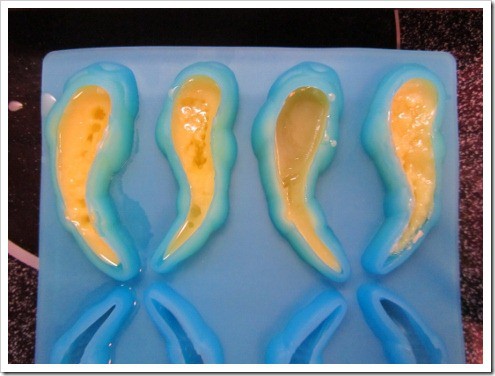 9 fish shaped silicone molds