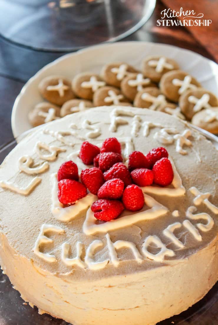 Creamy no sweetener frosting