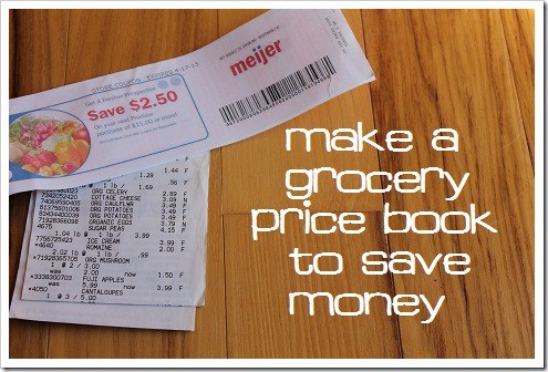 Make a Grocery Shopping Price Book