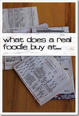 What Does a Real Foodie Buy at