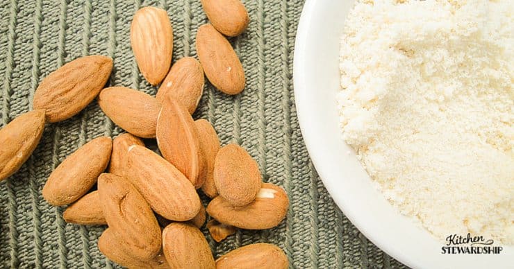 almonds and almond flour
