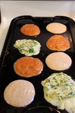 silly pancake meal cooking 3 kinds of pancakes