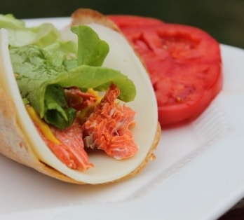 Salmon Crepes for Lunch