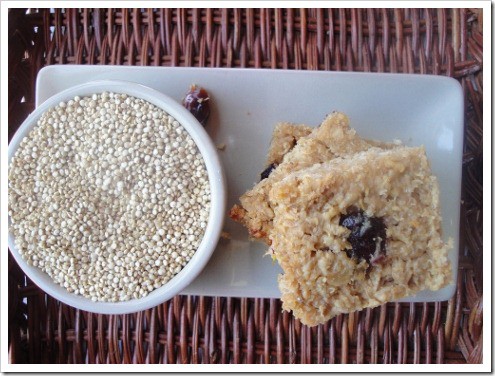 quinoa peanut butter high protein bars