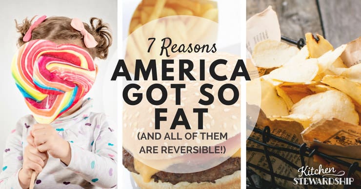7 Reasons America is fat - How to reverse the trend today!