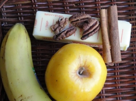 Caramelized Banana-Apple Dessert Topping