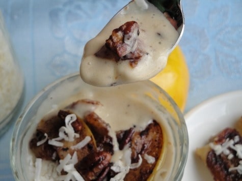 Caramelized Banana-Apple Dessert Topping