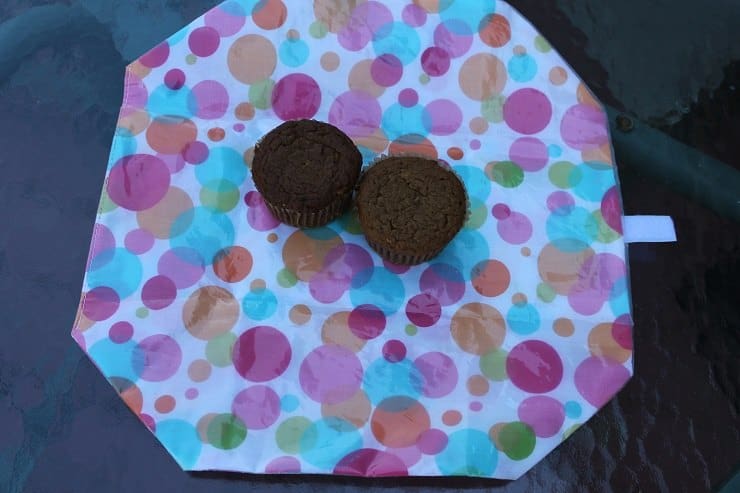 Celadon Road sandwich wrap with two muffins