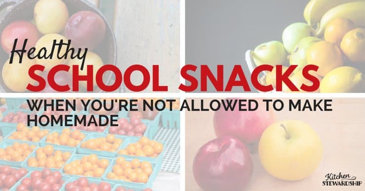 Healthy school snacks