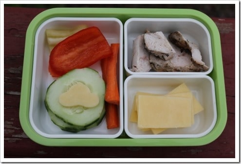 Homemade Meat and Cheese Lunchable