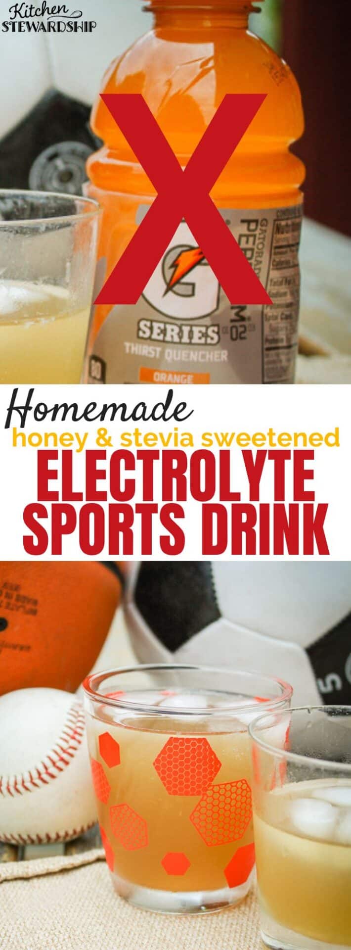 Homemade electrolyte sports drink