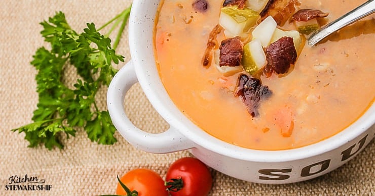 Cheeseburger Soup