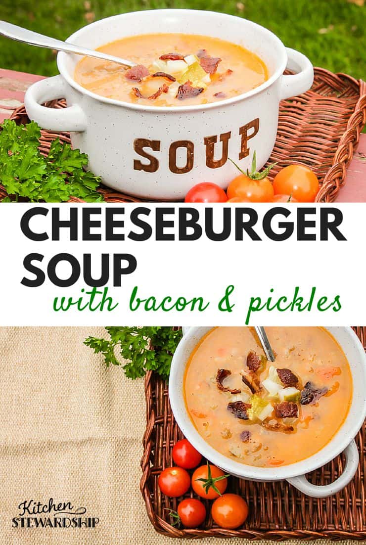Cheeseburger Soup