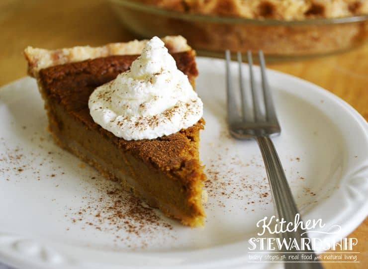 Healthy Pumpkin Pie