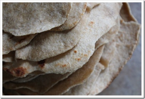 Homemade Whole Wheat Tortilla Recipe
