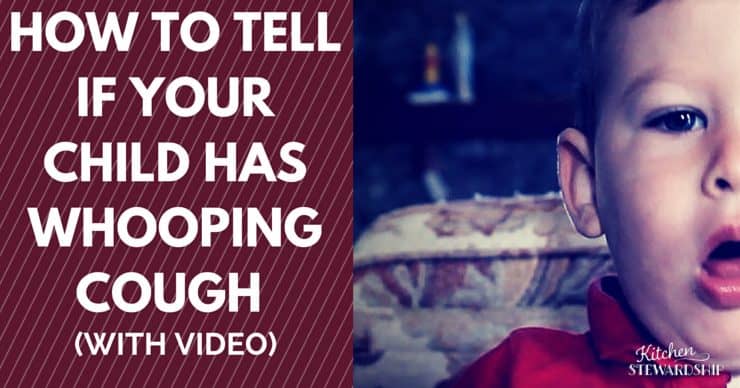 How to Tell if Your Child has Whooping Cough - whether you hear a whoop or not