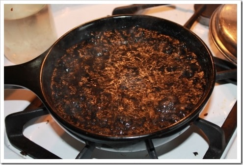 Making a poached egg the wrong way